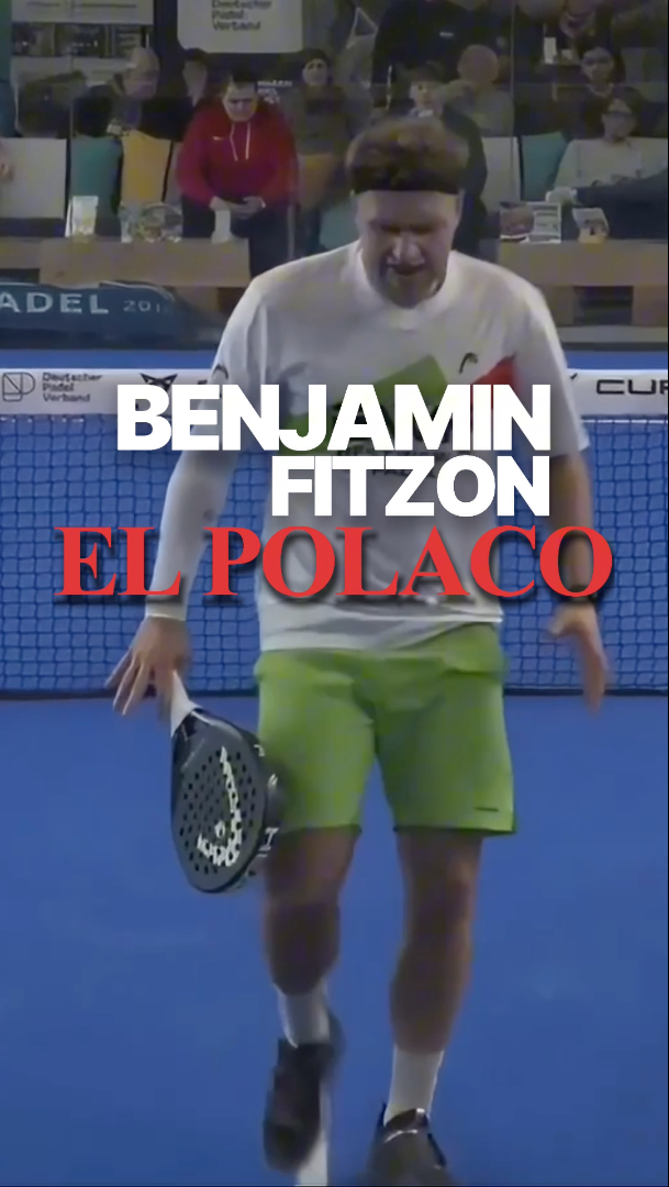 Benjamin Fitzon beim Padel